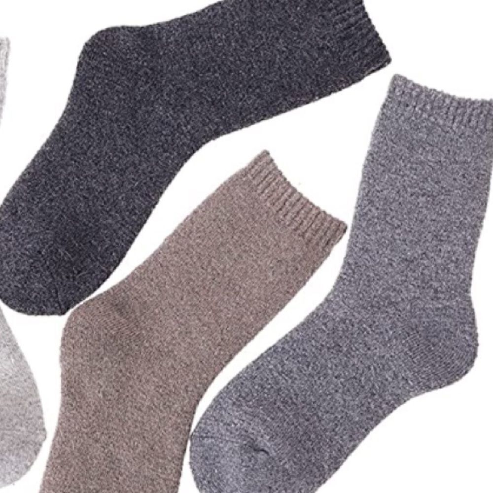 Neutral Merino Wool Blend Socks - Picture 5 of 6